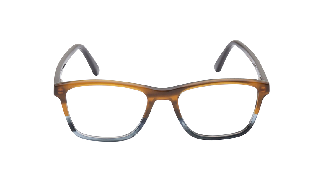 Image 1 of Brown Wayfarer Eyeglasses for Kids from Dash Available at Titan Eye+