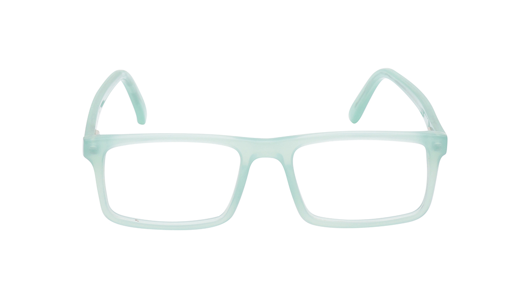 Image 1 of Green Rectangle Eyeglasses for Kids from Dash Available at Titan Eye+