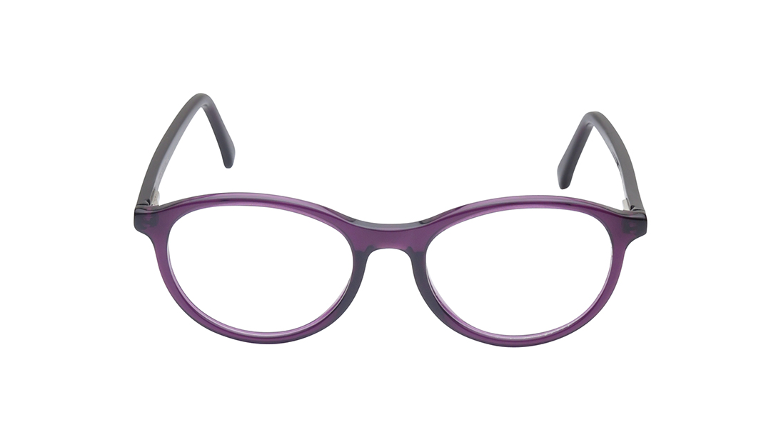 Image 1 of Violet Round Eyeglasses for Kids from Dash Available at Titan Eye+