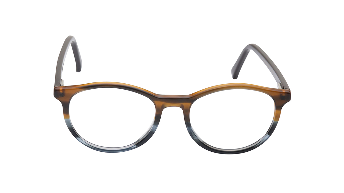 Image 1 of Brown Round Eyeglasses for Kids from Dash Available at Titan Eye+