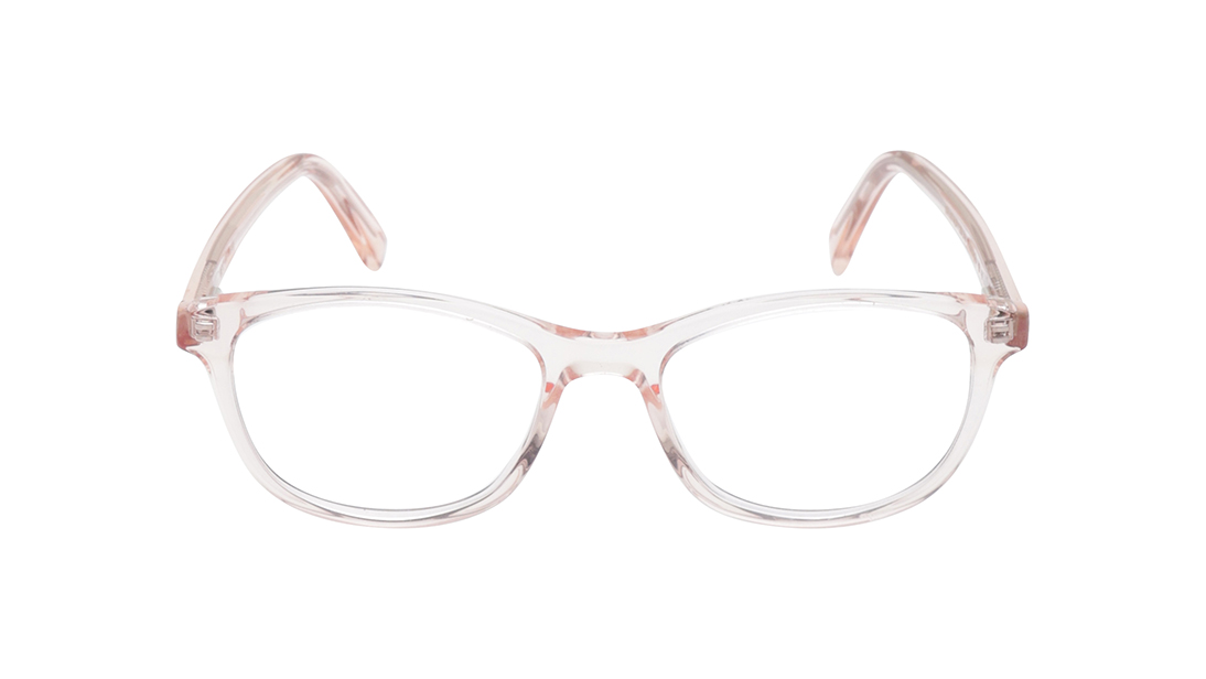Image 1 of Orange Round Eyeglasses for Kids from Dash Available at Titan Eye+