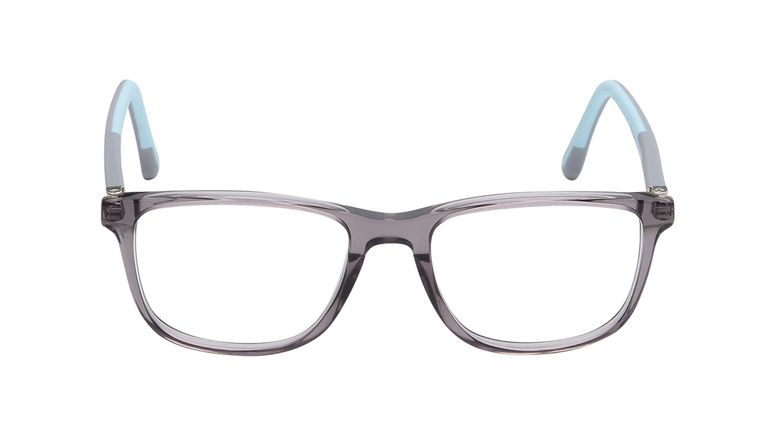 Image 1 of Grey Wayfarer Rimmed Eyeglasses for Kids from Fastrack Available at Titan Eye+