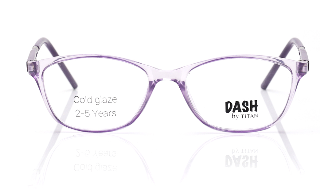Image 1 of Purple CatEye Rimmed Eyeglasses for Kids from Fastrack Available at Titan Eye+