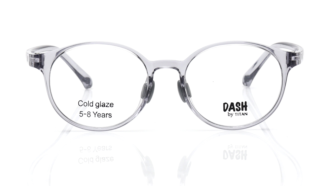 Image 1 of Grey Round Rimmed Eyeglasses for Kids from Fastrack Available at Titan Eye+