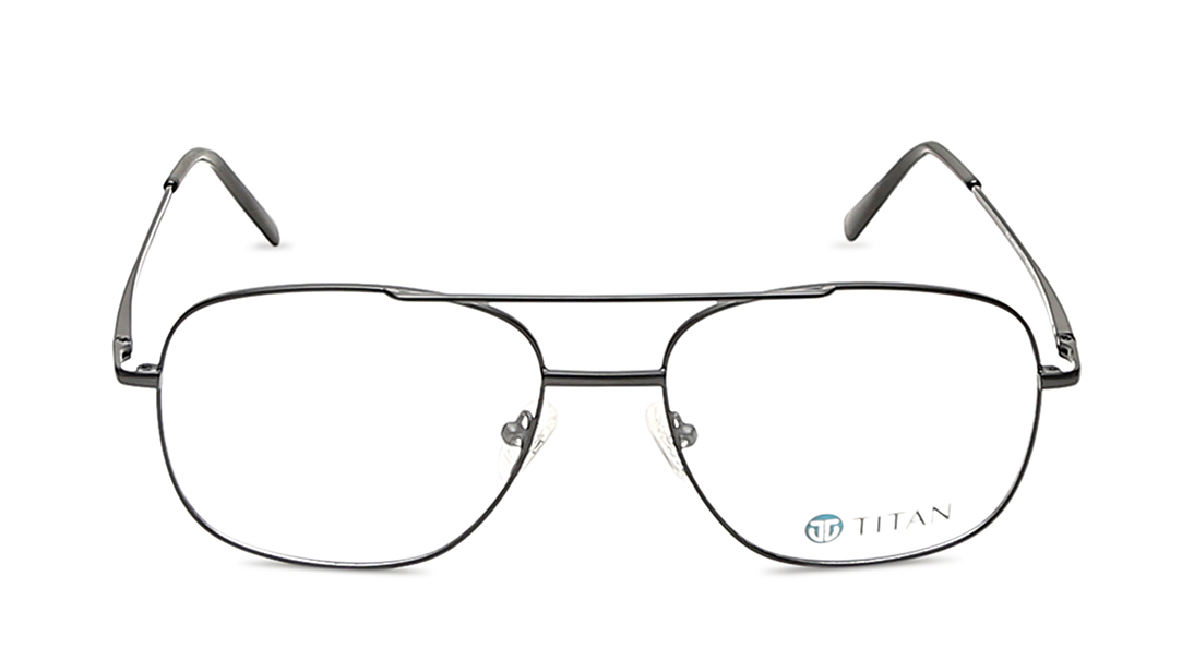 Image 1 of Grey Square Rimmed Eyeglasses(EW1073MFM1V) from Fastrack Available at Titan Eye+