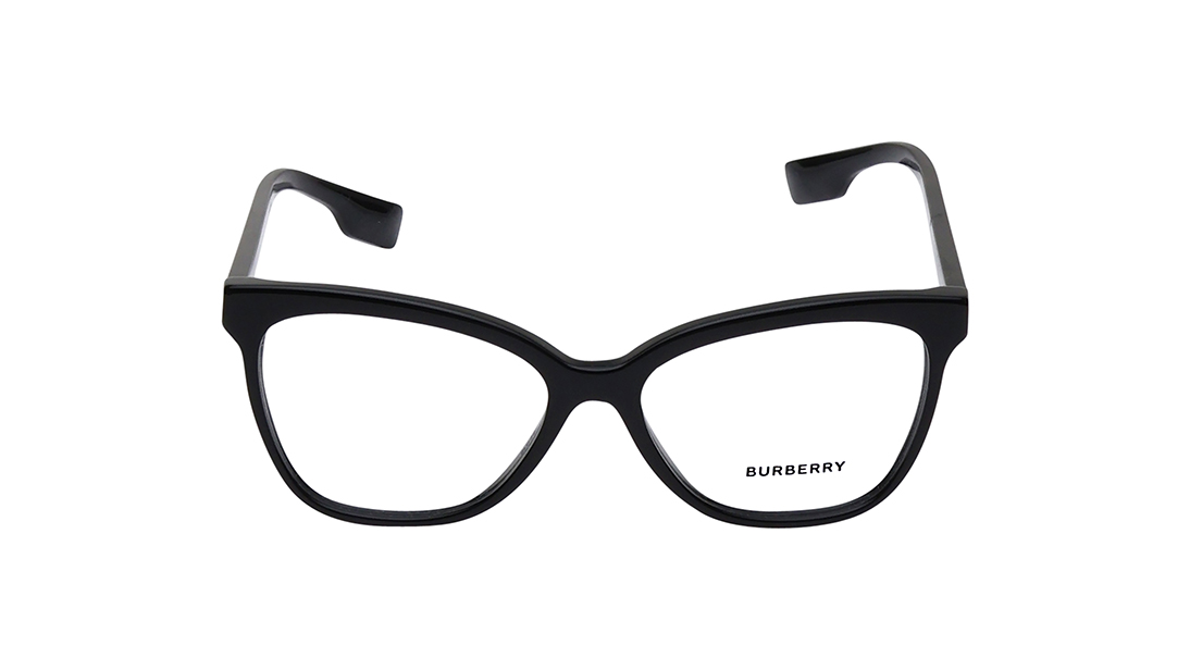 Image 1 of Black CatEye Eyeglasses for Women from Burberry Available at Titan Eye+