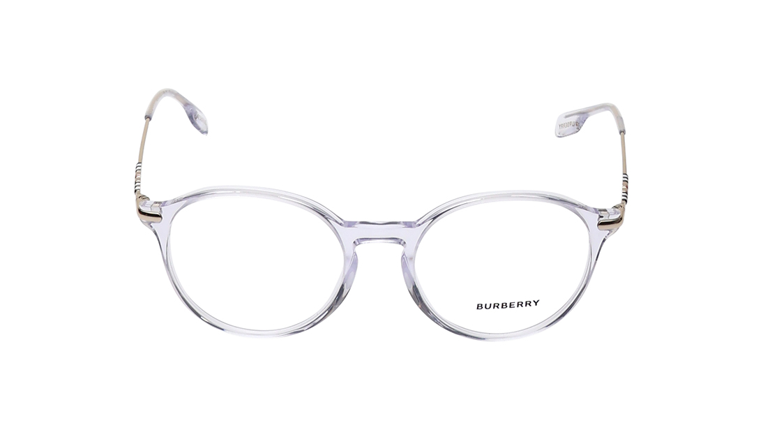 Image 1 of White Phantos Eyeglasses for Women from Burberry Available at Titan Eye+
