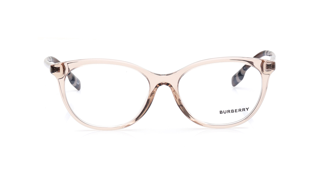 Image 1 of Pink Phantos Semi-Rimmed Eyeglasses for Women from Burberry Available at Titan Eye+
