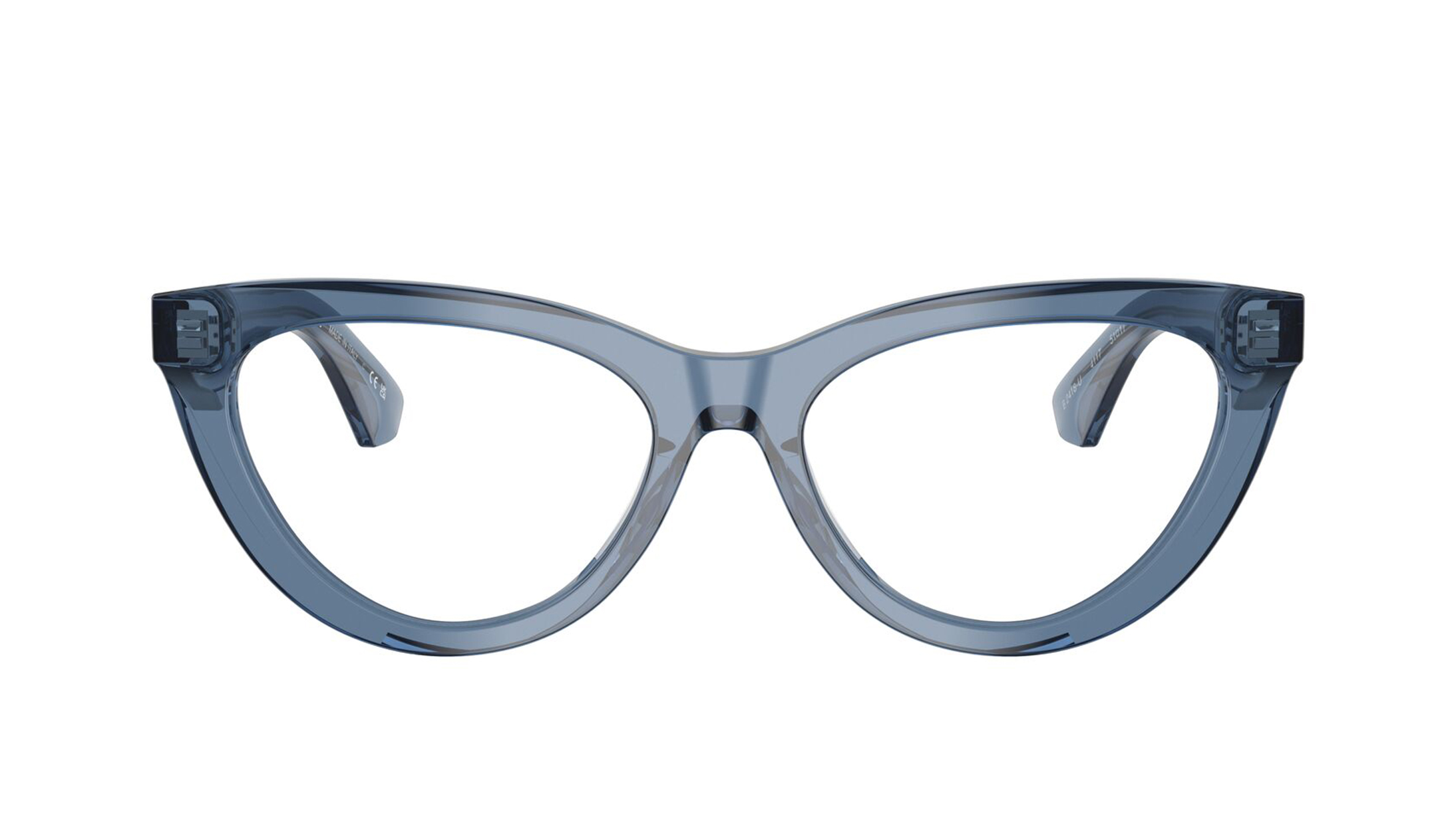 Image 1 of Blue Cateye Rimmed Eyeglasses for Women from Burberry Available at Titan Eye+