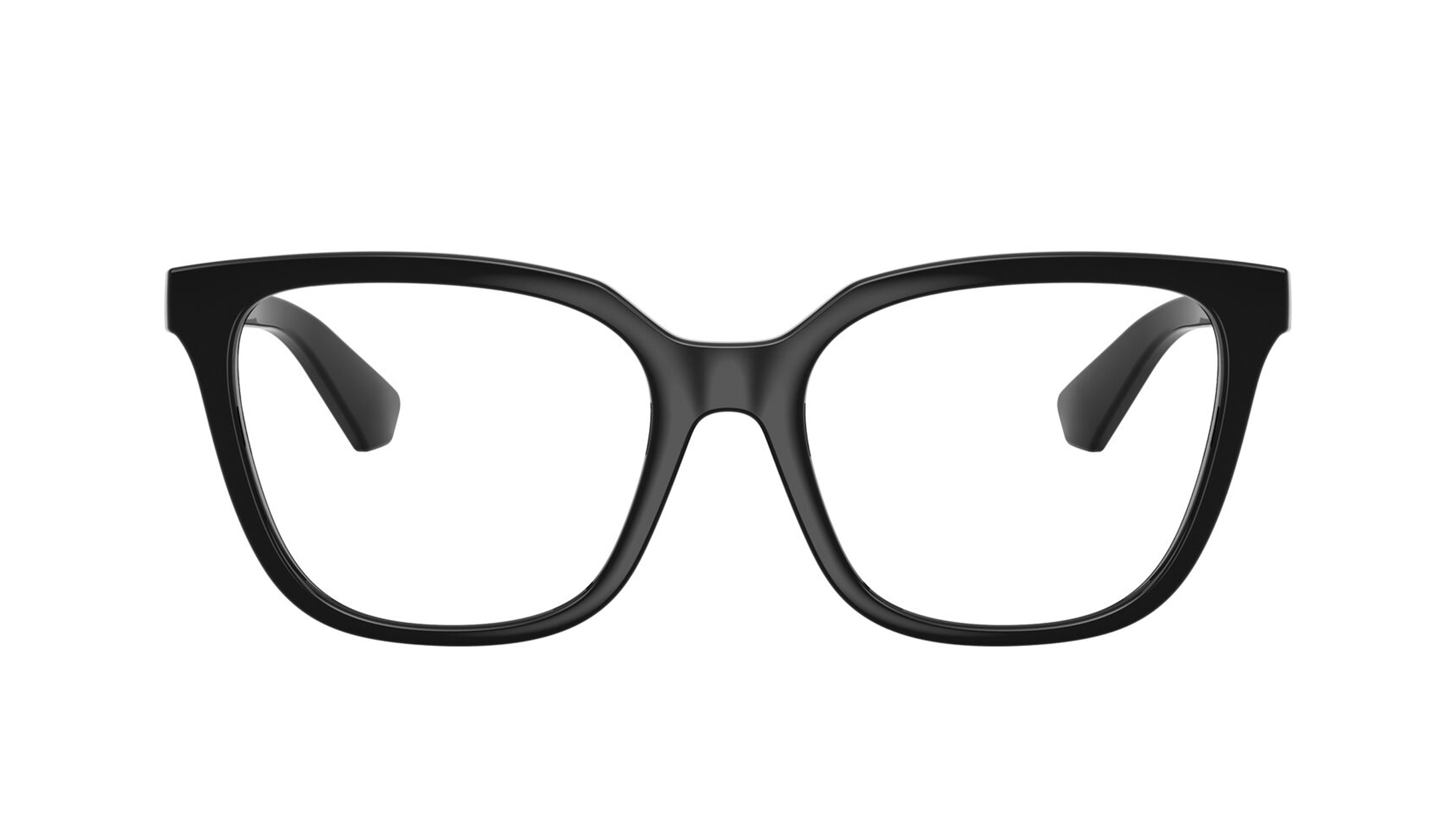Image 1 of Black Square Eyeglasses for Women from Burberry Available at Titan Eye+
