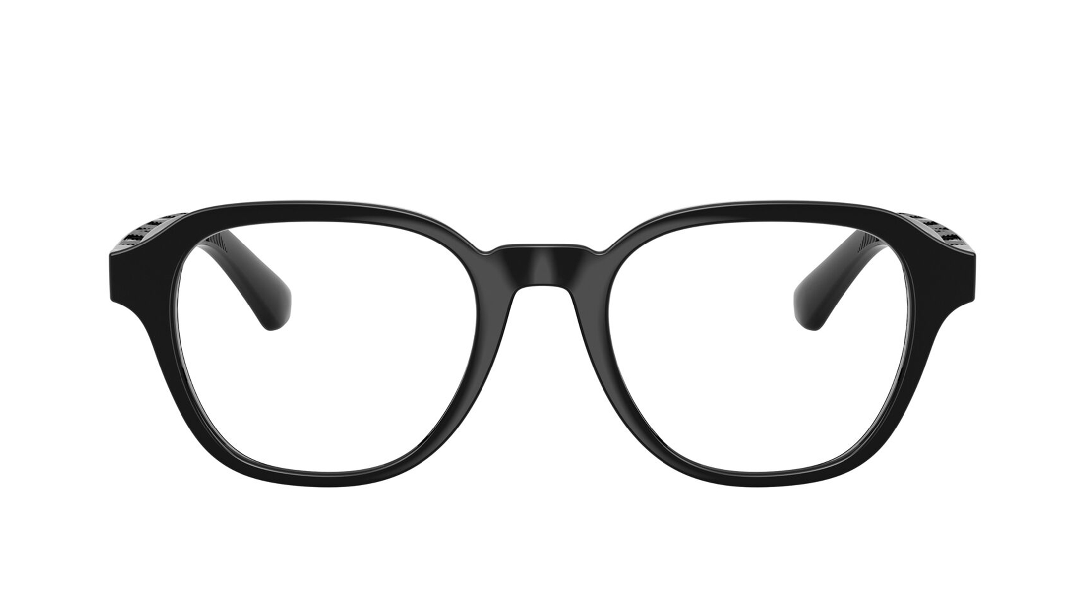 Image 1 of Black Phantos Eyeglasses for Men from Burberry Available at Titan Eye+