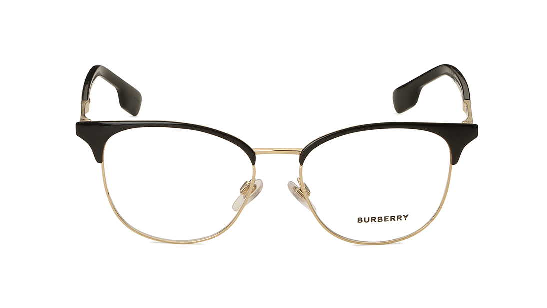 Image 1 of Black Square Rimmed Eyeglasses for Women from Burberry Available at Titan Eye+