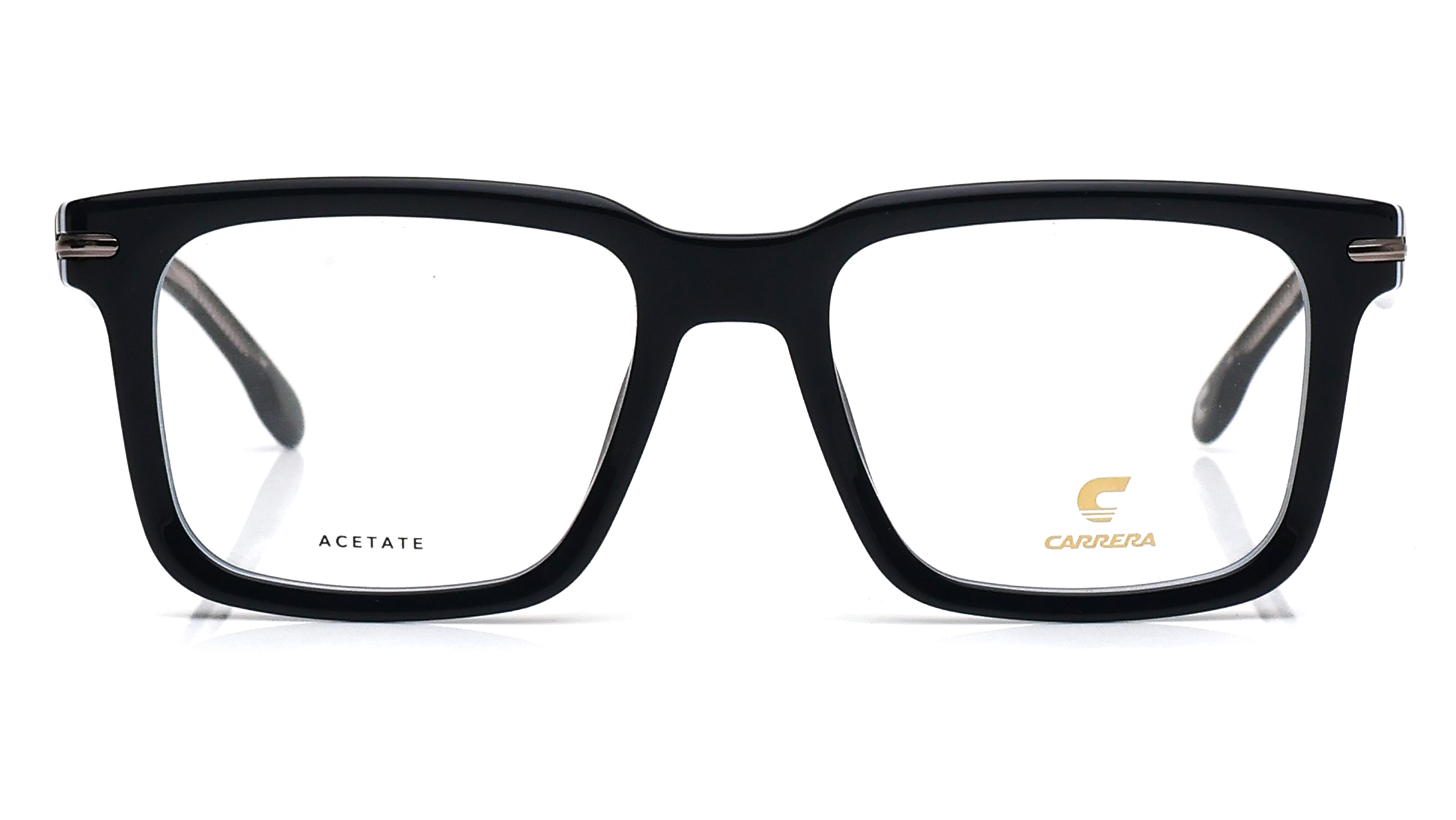 Image 1 of Blue Rectangle Rimmed Eyeglasses for Men from Carrera Available at Titan Eye+