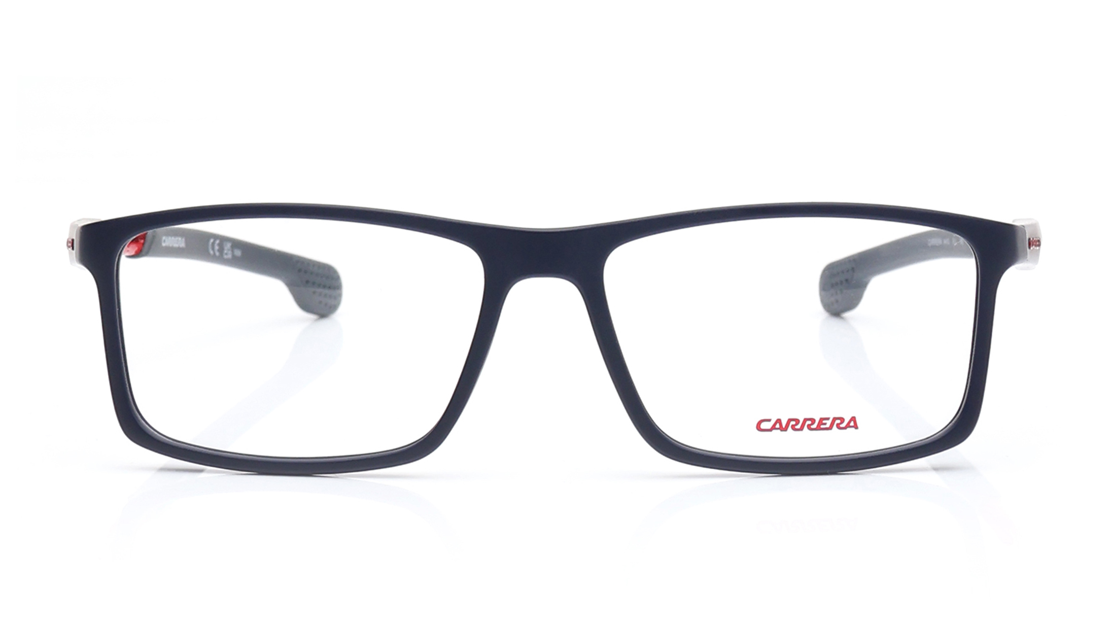 Image 1 of Blue Rectangle Eyeglasses for Men from Carrera Available at Titan Eye+