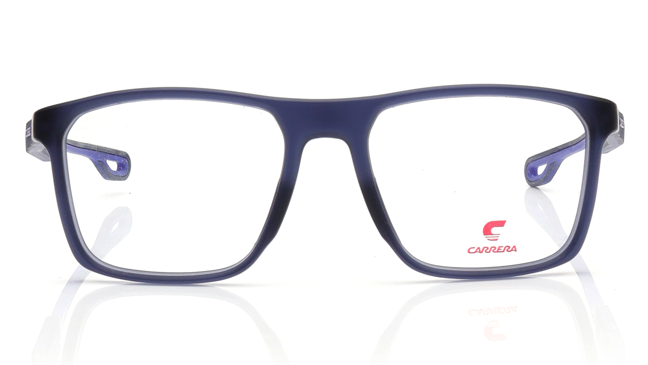 Image 1 of Blue Rectangle Eyeglasses for Men from Carrera Available at Titan Eye+