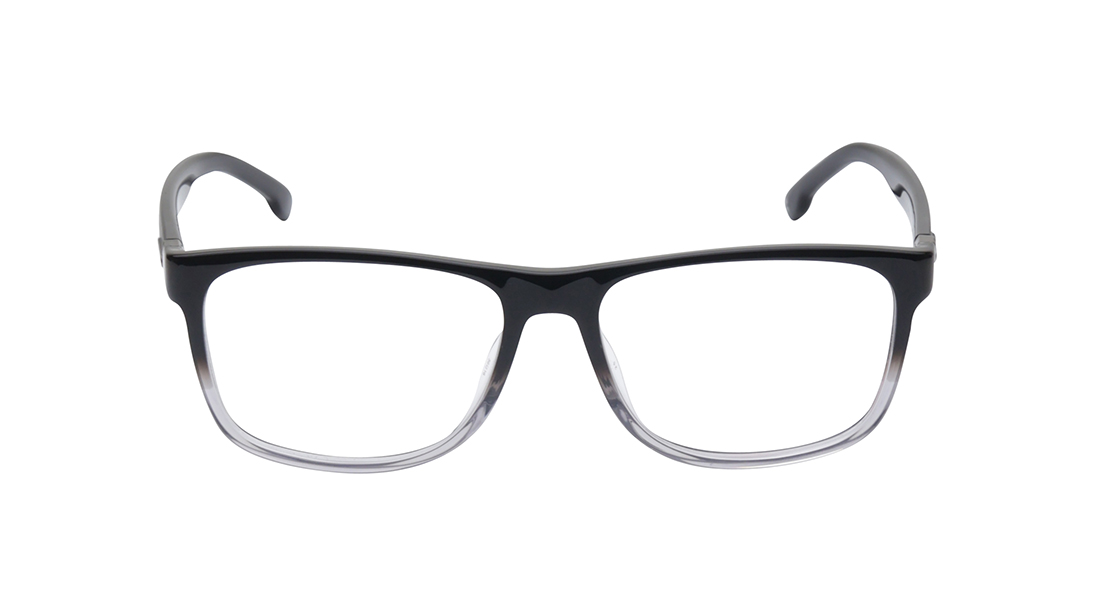 Image 1 of Black Rectangle Eyeglasses for Men from Carrera Available at Titan Eye+