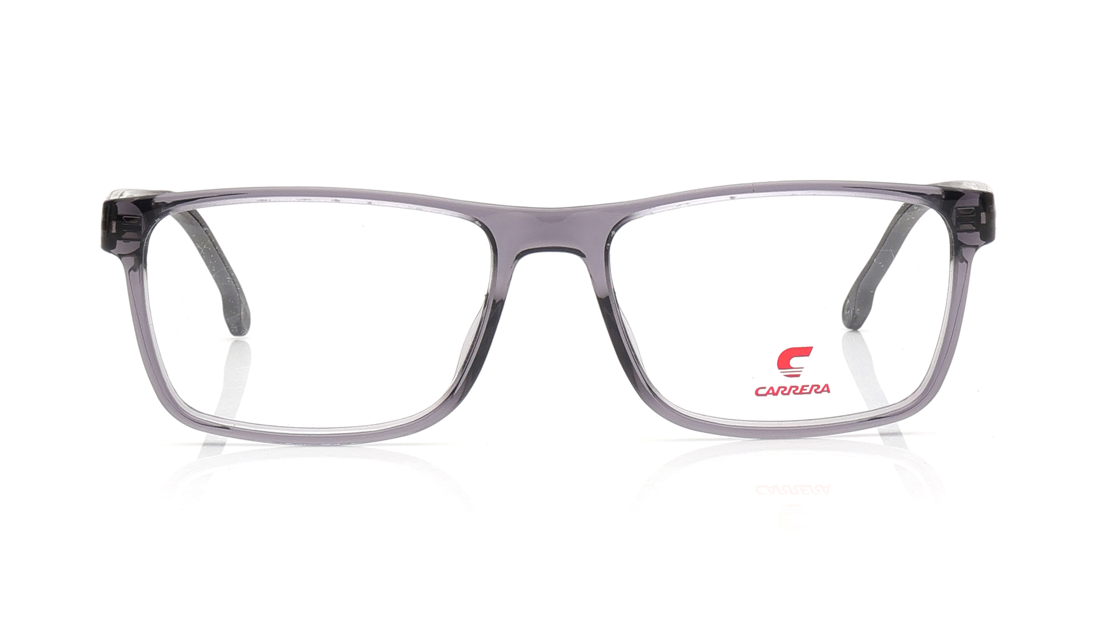 Image 1 of Black Rectangle Eyeglasses for Men from Carrera Available at Titan Eye+