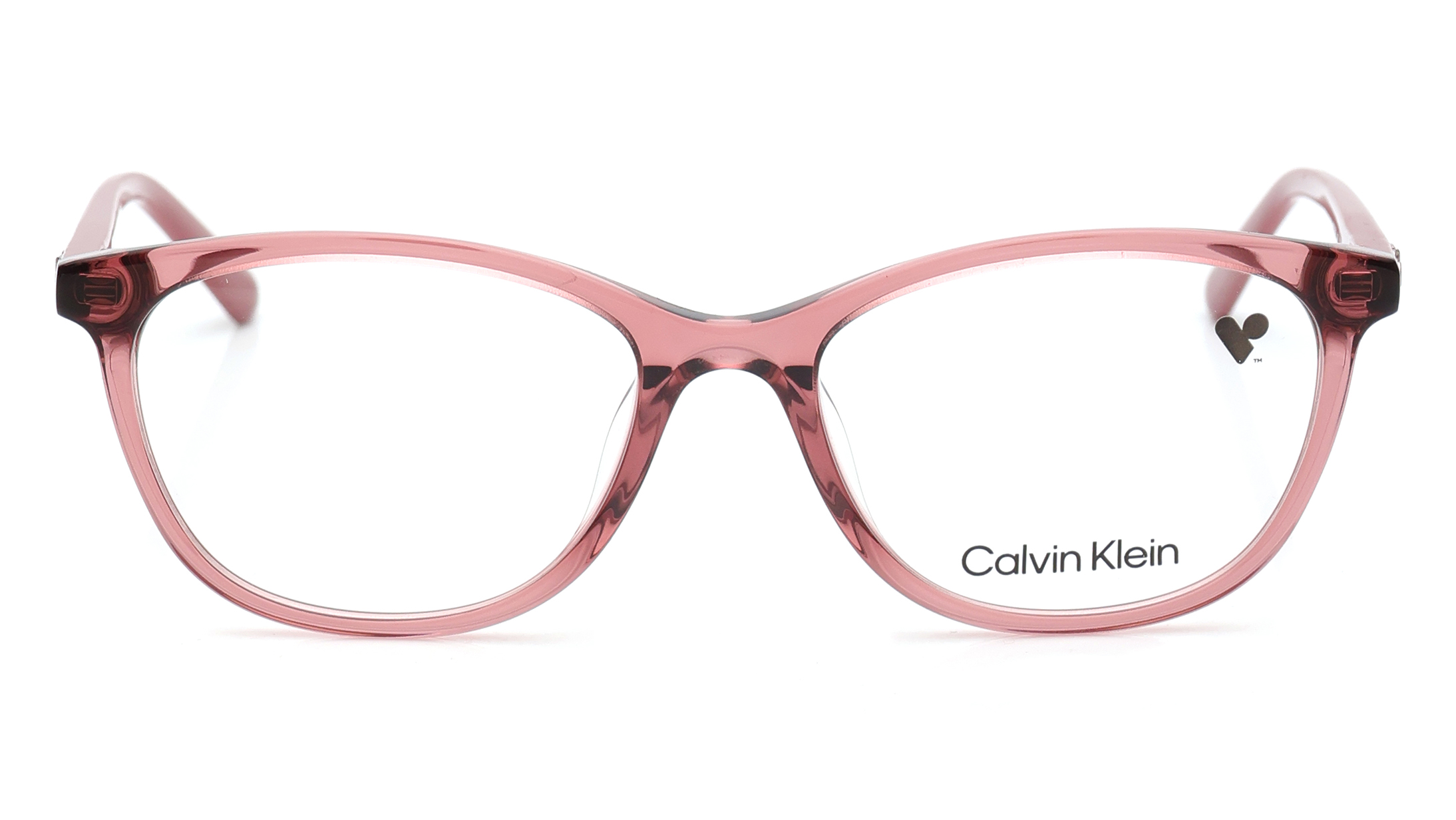 Image 1 of Pink Rectangle Eyeglasses for Women from Calvin Klein Available at Titan Eye+