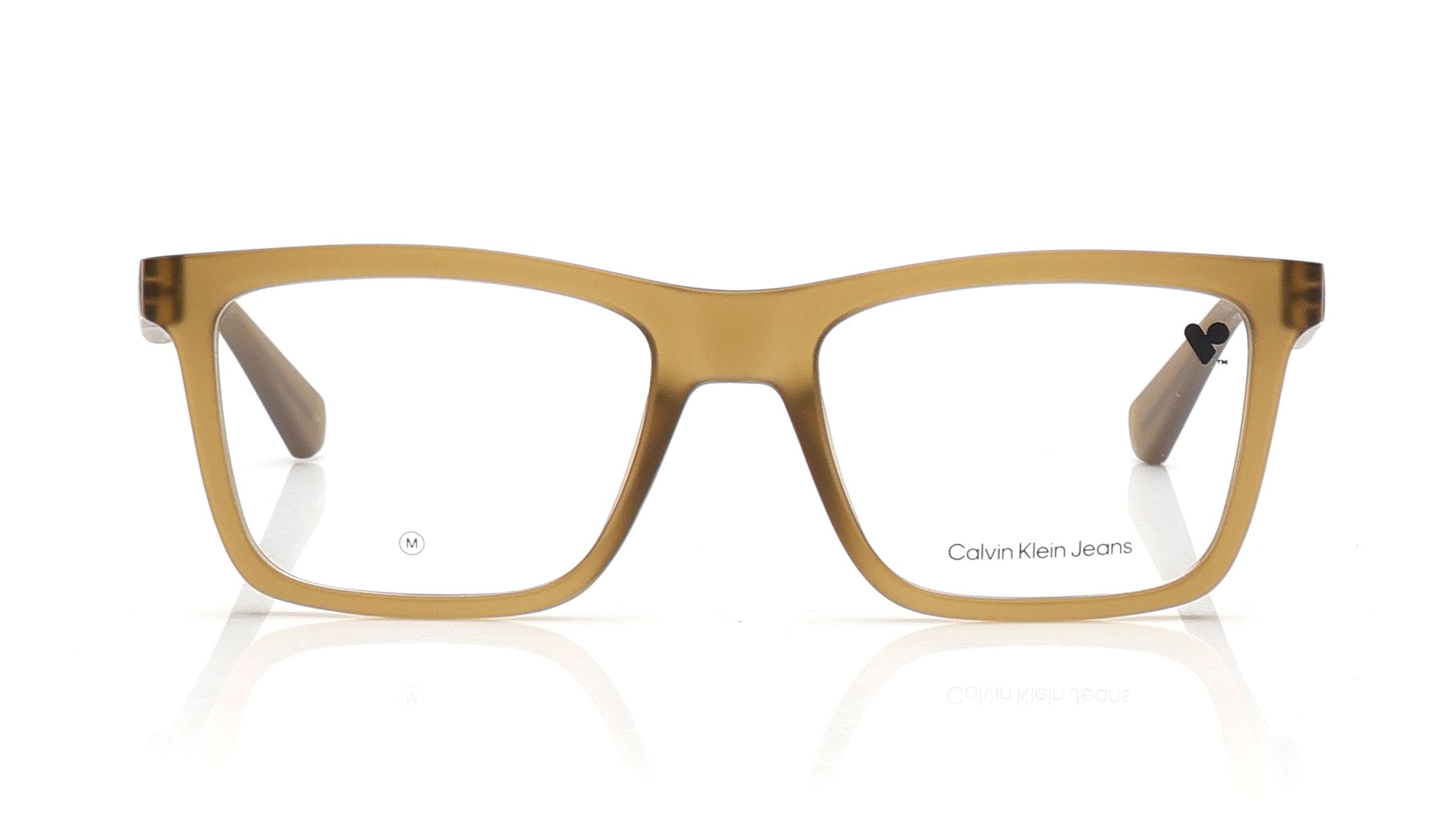 Image 1 of Black Rectangle Eyeglasses for Men and Women from Calvin Klein Available at Titan Eye+