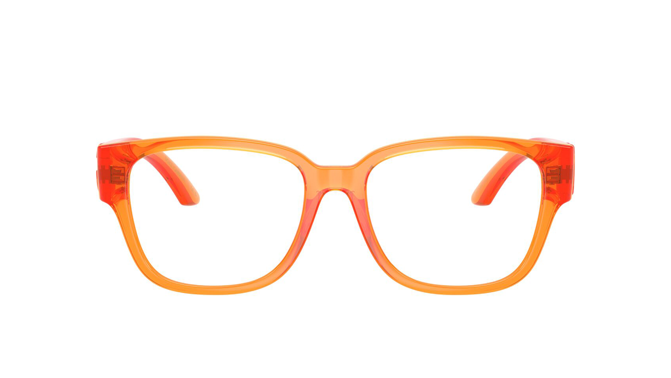 Image 1 of Orange Square Eyeglasses for Men from Dolce And Gabbana Available at Titan Eye+