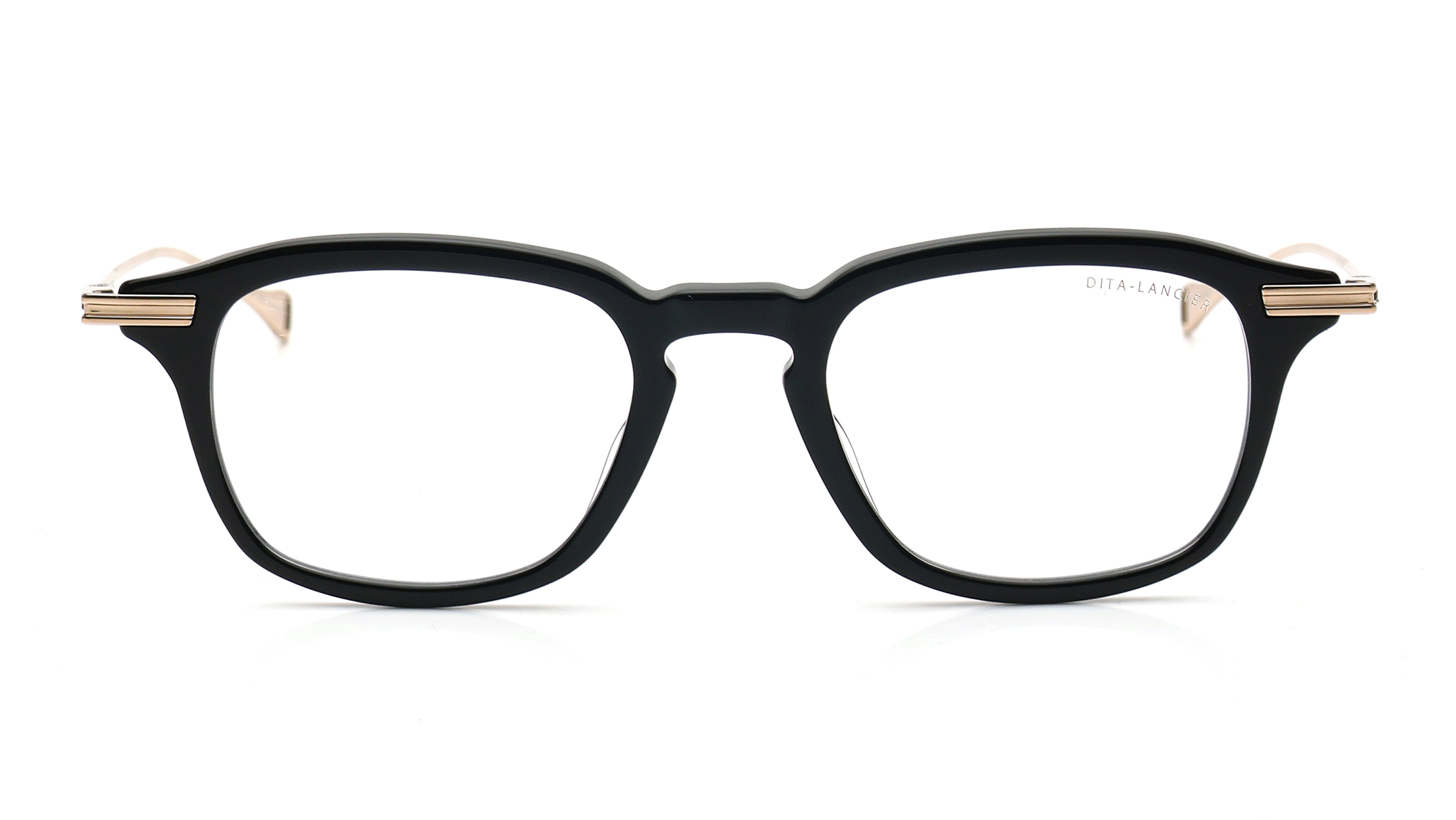 Image 1 of Black Square Eyeglasses for Men from Michael Kors Available at Titan Eye+