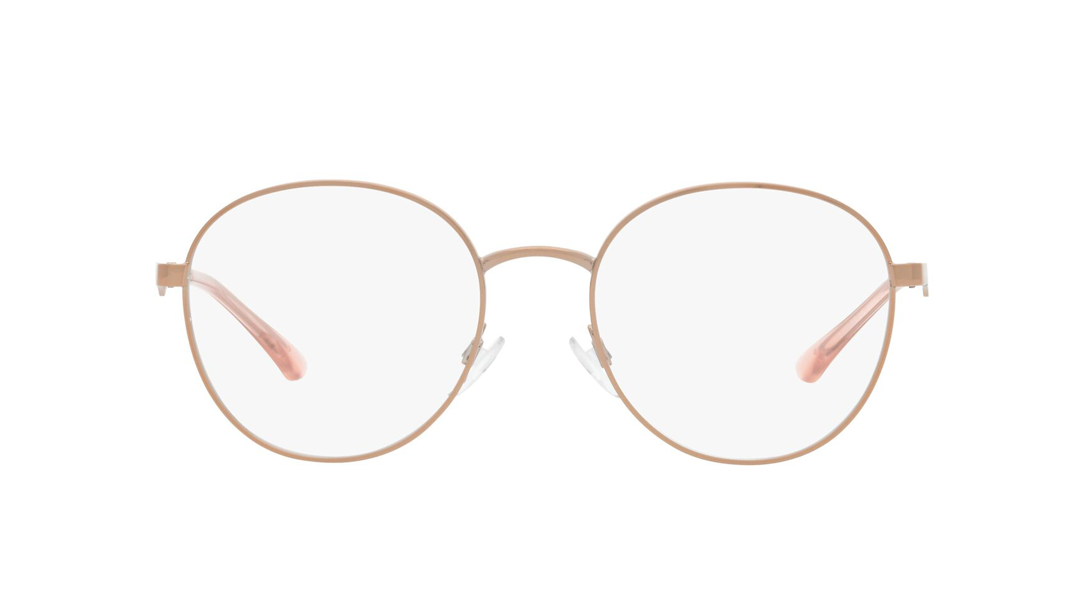 Image 1 of Bronze Square Rimmed Eyeglasses for Women from Emporio Armani Available at Titan Eye+