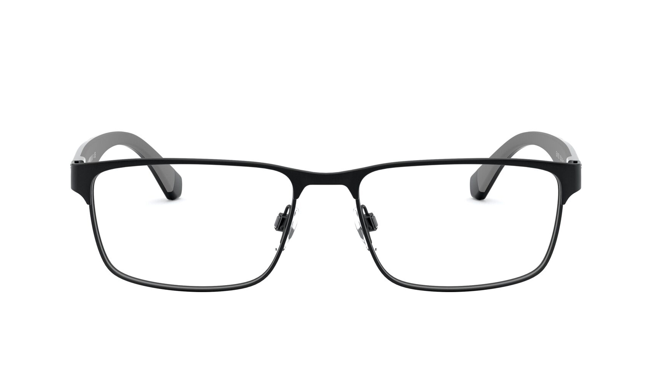 Image 1 of Rectangle Black Rimmed Eyeglasses for Men from Emporio Armani Available at Titan Eye+