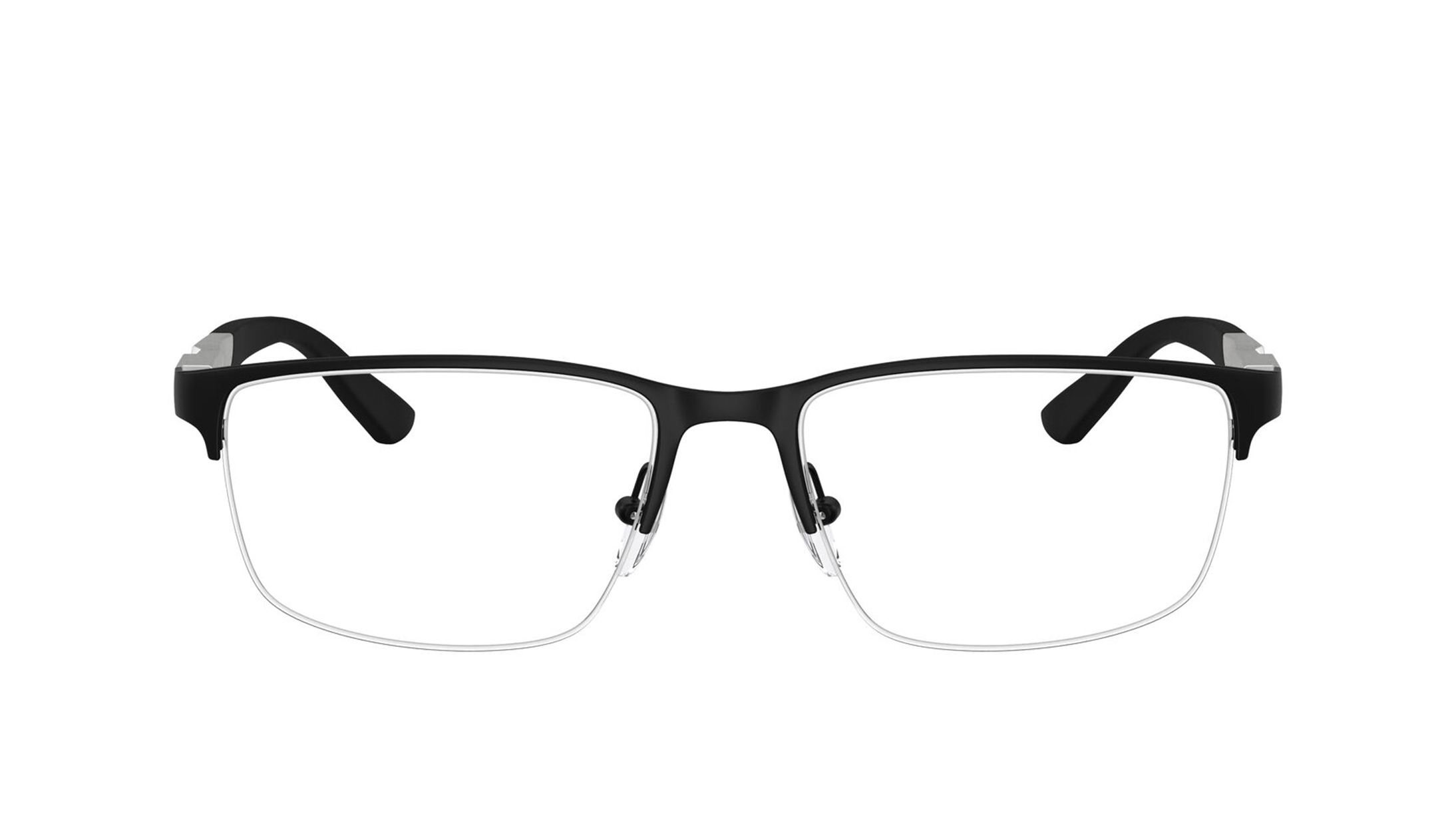 Image 1 of White Rectangle Eyeglasses for Men from Emporio Armani Available at Titan Eye+