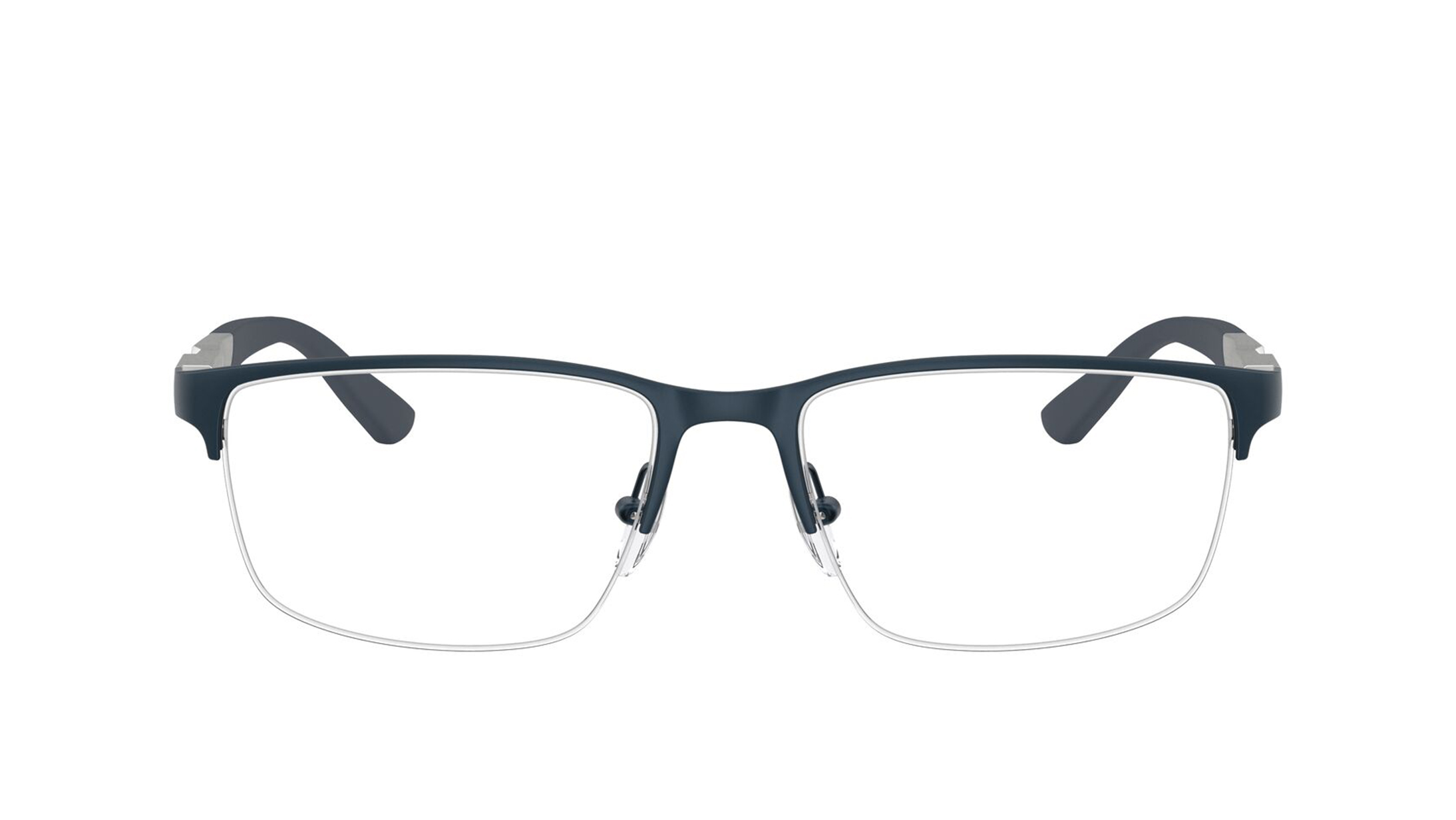 Image 1 of White Rectangle Eyeglasses for Men from Emporio Armani Available at Titan Eye+