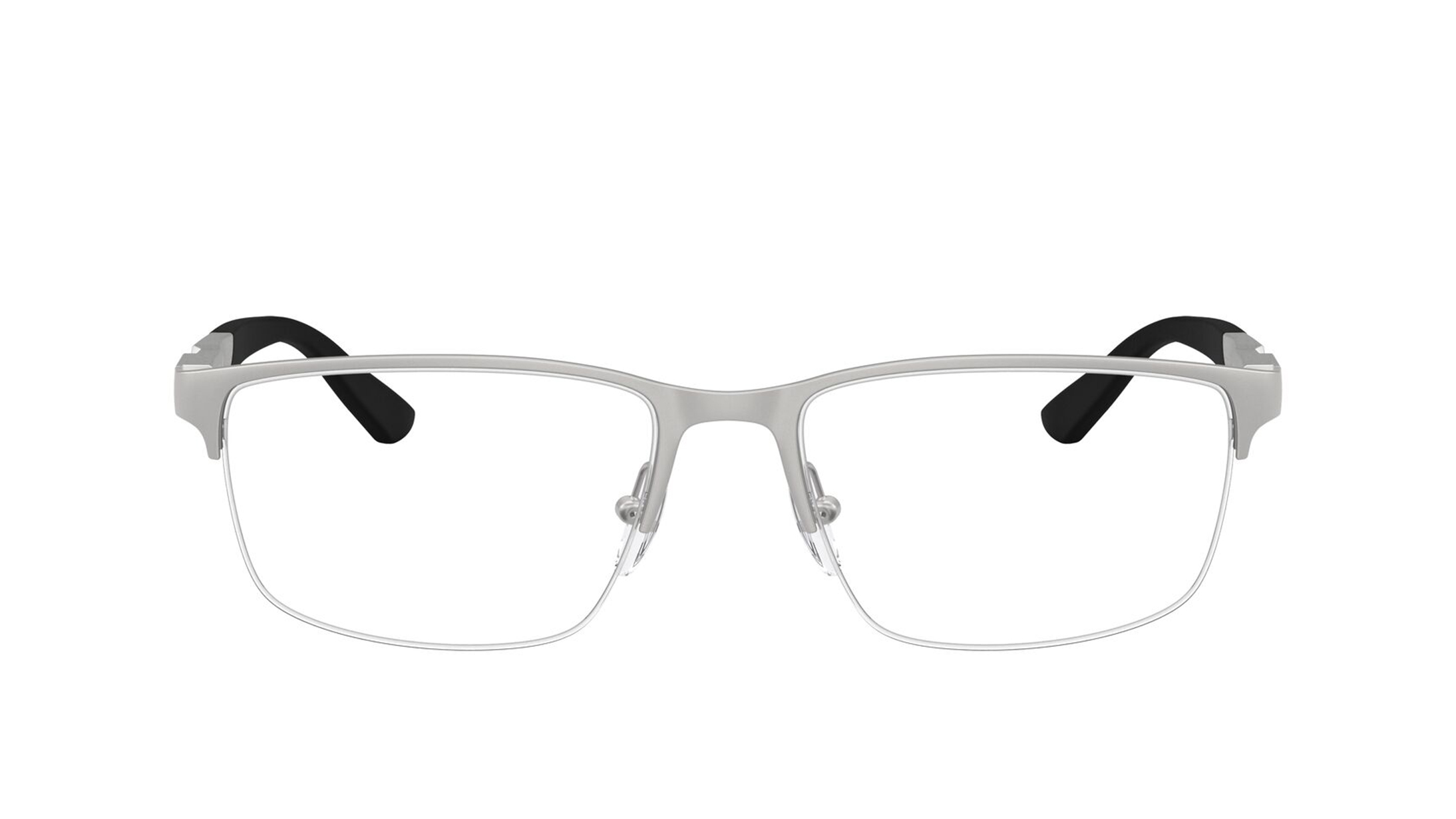 Image 1 of White Rectangle Eyeglasses for Men from Emporio Armani Available at Titan Eye+