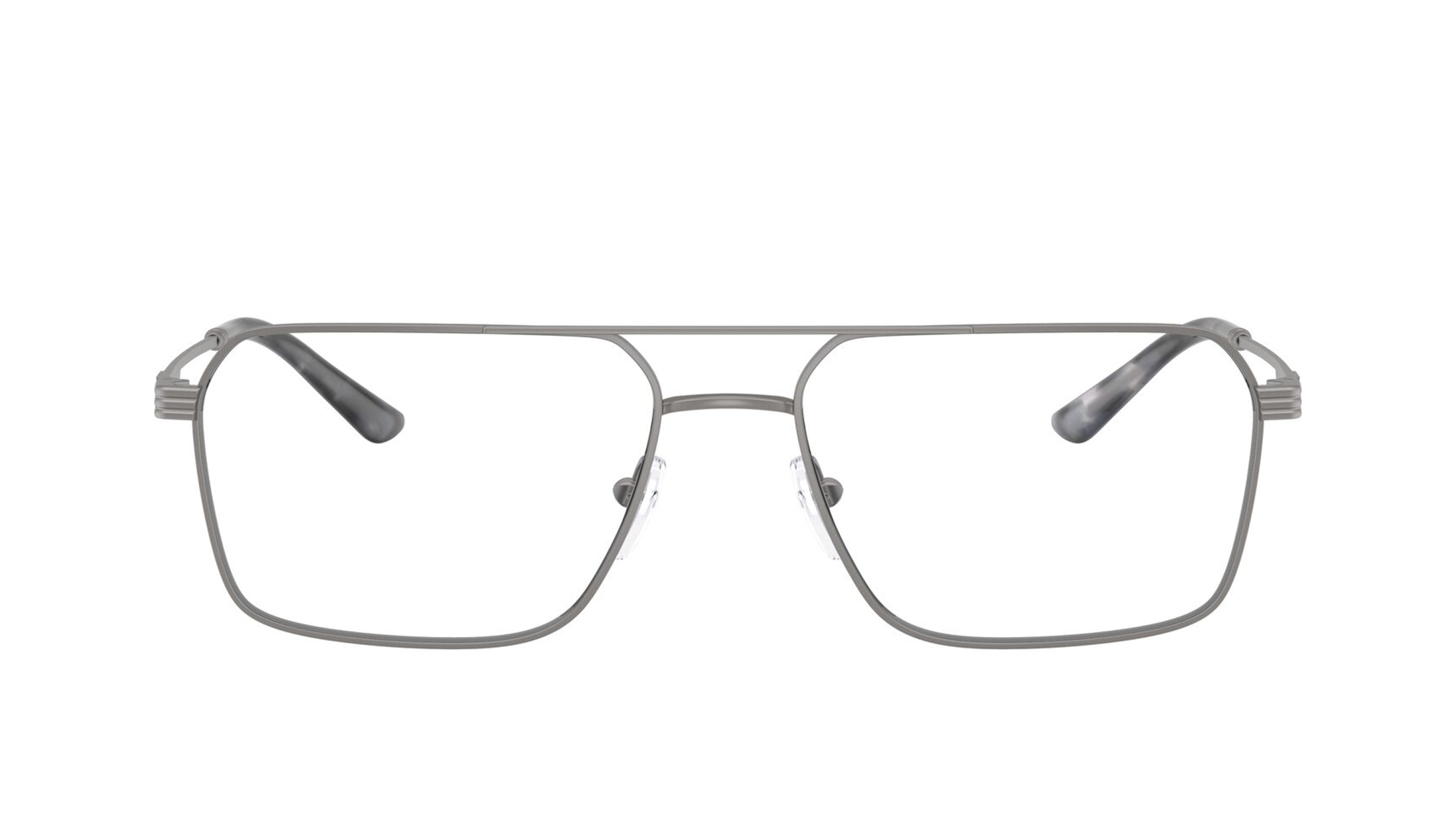 Image 1 of Grey Navigator Eyeglasses for Men from Emporio Armani Available at Titan Eye+