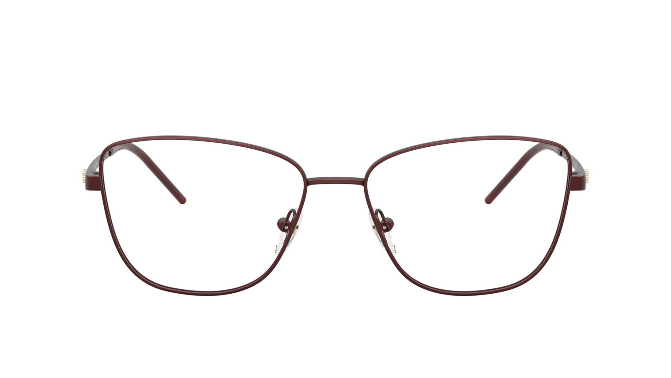 Image 1 of Wine Irregular Eyeglasses for Women from Emporio Armani Available at Titan Eye+