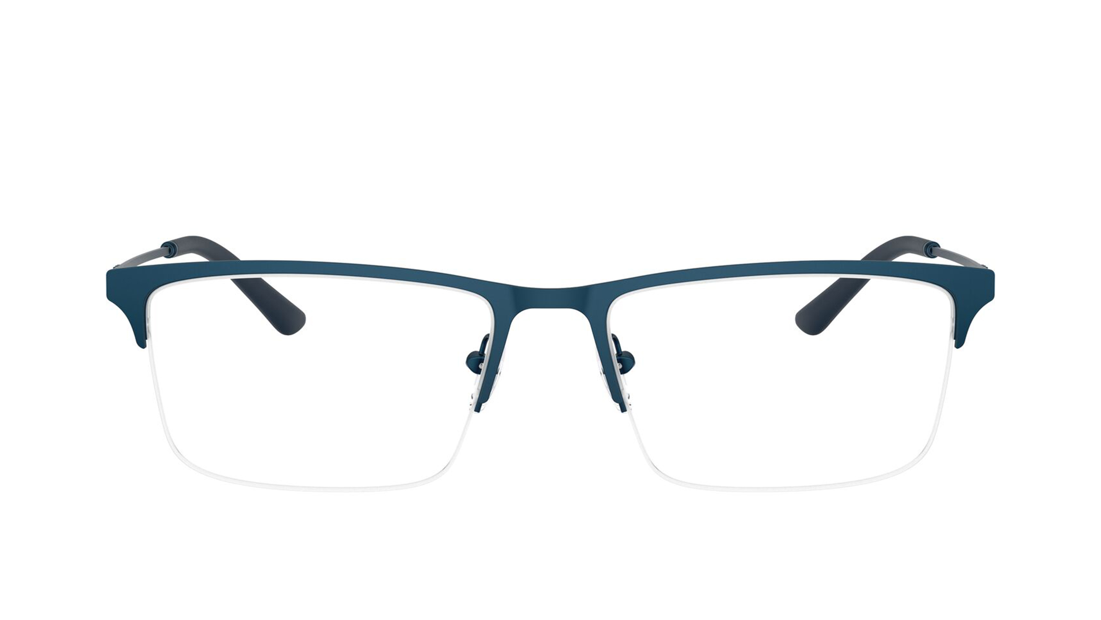 Image 1 of Blue Rectangle Eyeglasses for Men from Emporio Armani Available at Titan Eye+