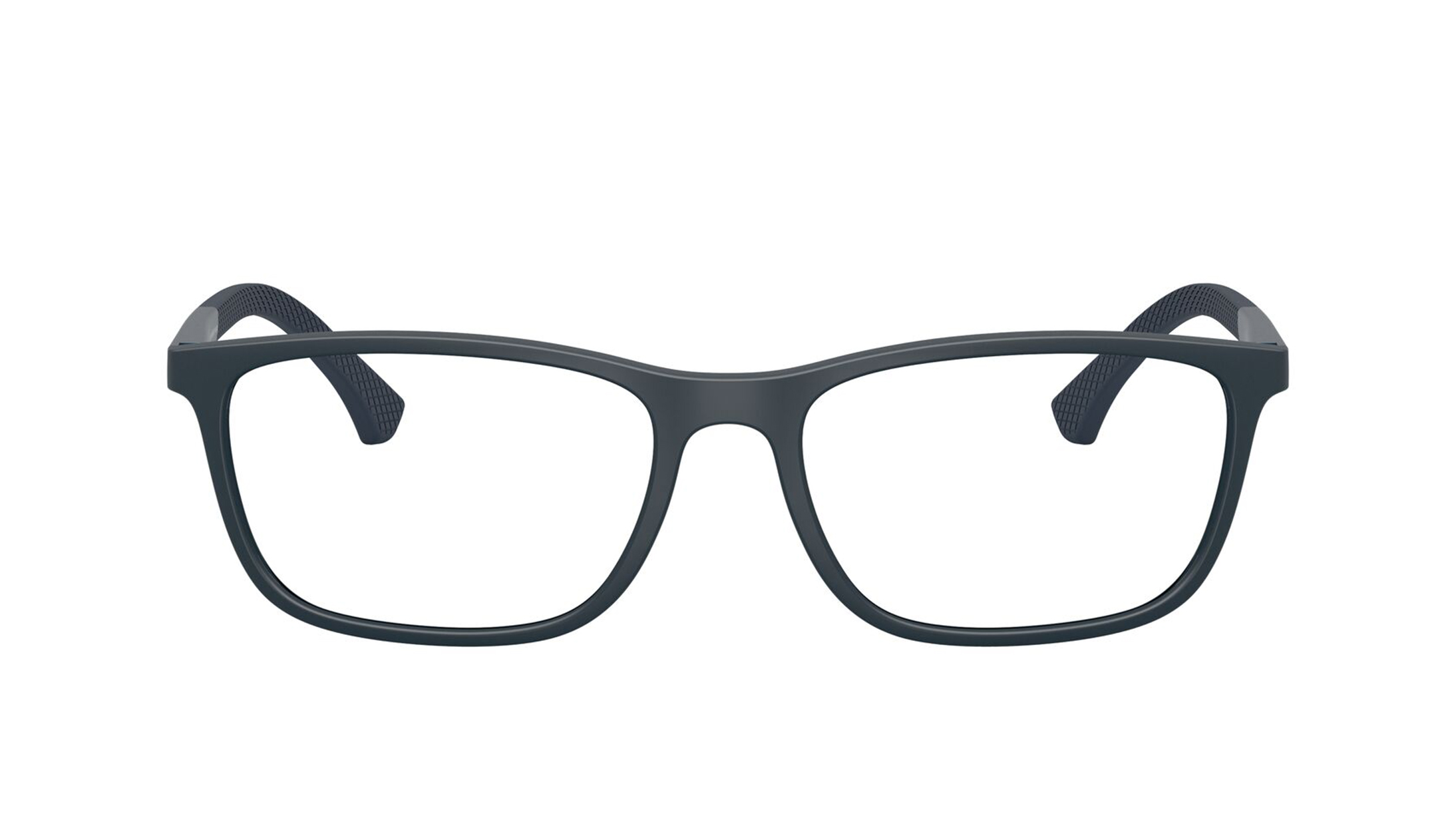 Image 1 of Black Rectangle Eyeglasses for Men from Emporio Armani Available at Titan Eye+