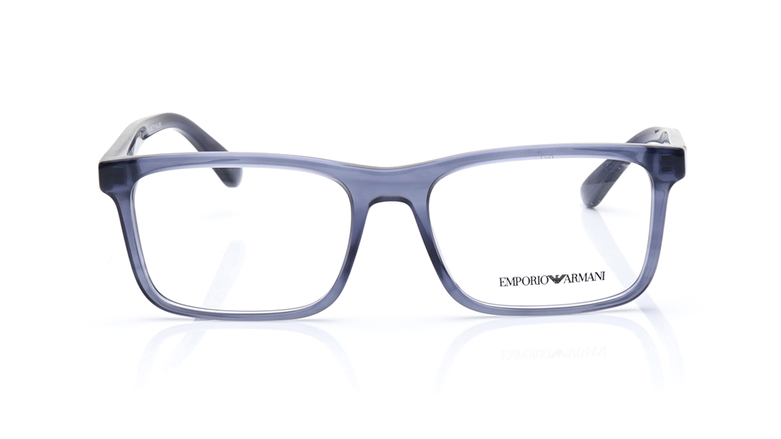 Image 1 of Black CatEye Rimmed Eyeglasses for Women from Emporio Armani Available at Titan Eye+