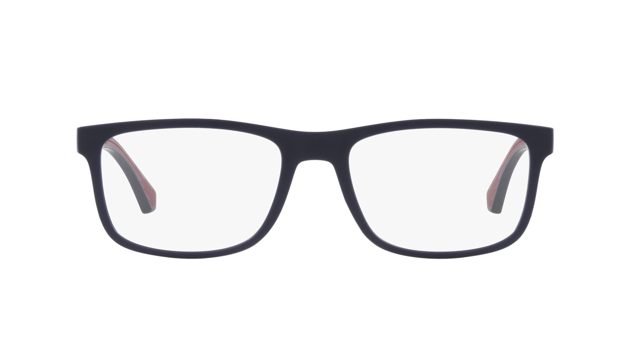 Image 1 of Blue Rectangle Eyeglasses for Men from Emporio Armani Available at Titan Eye+