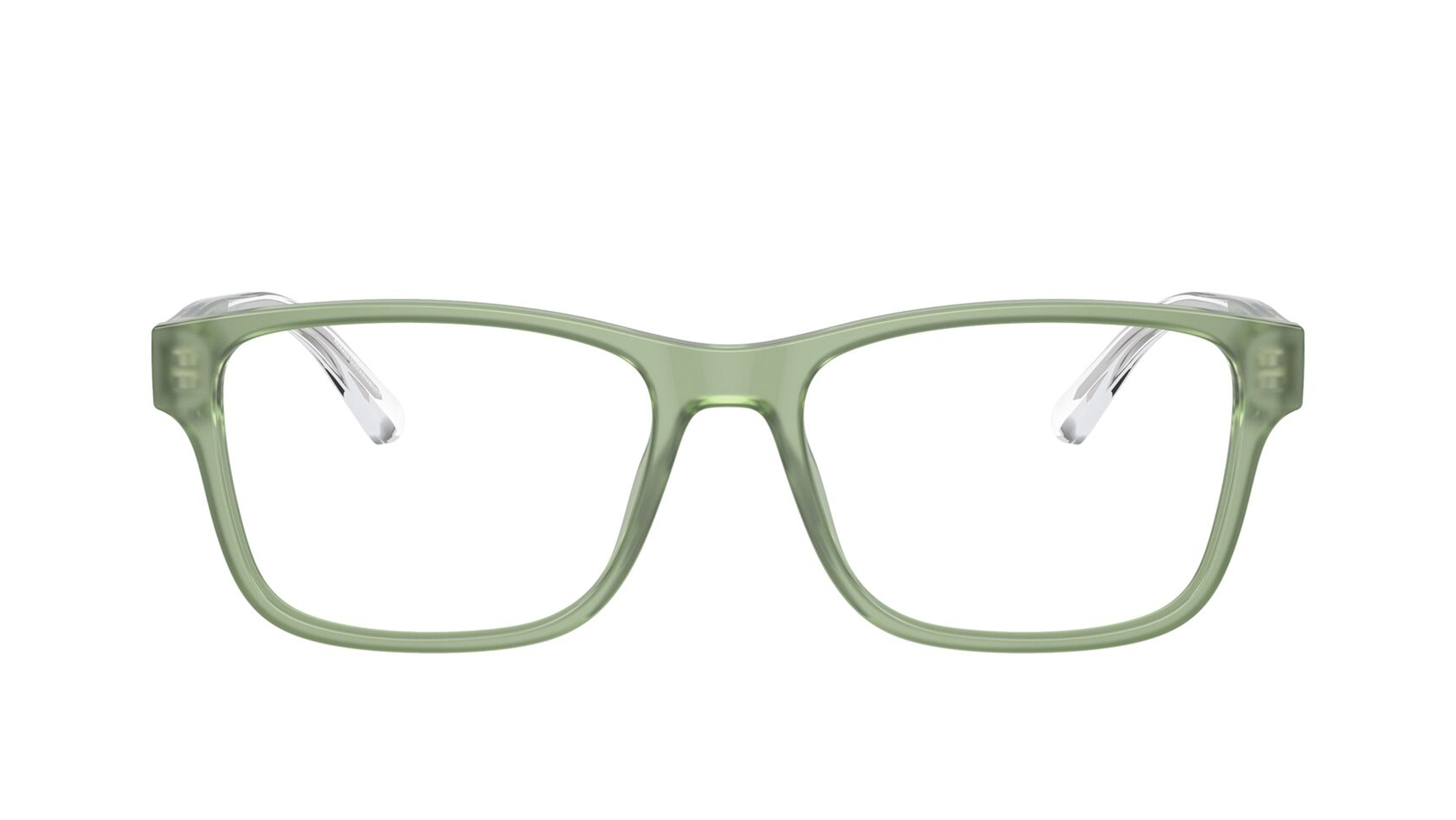 Image 1 of Rectangle Green Rimmed Eyeglasses for Men from Emporio Armani Available at Titan Eye+
