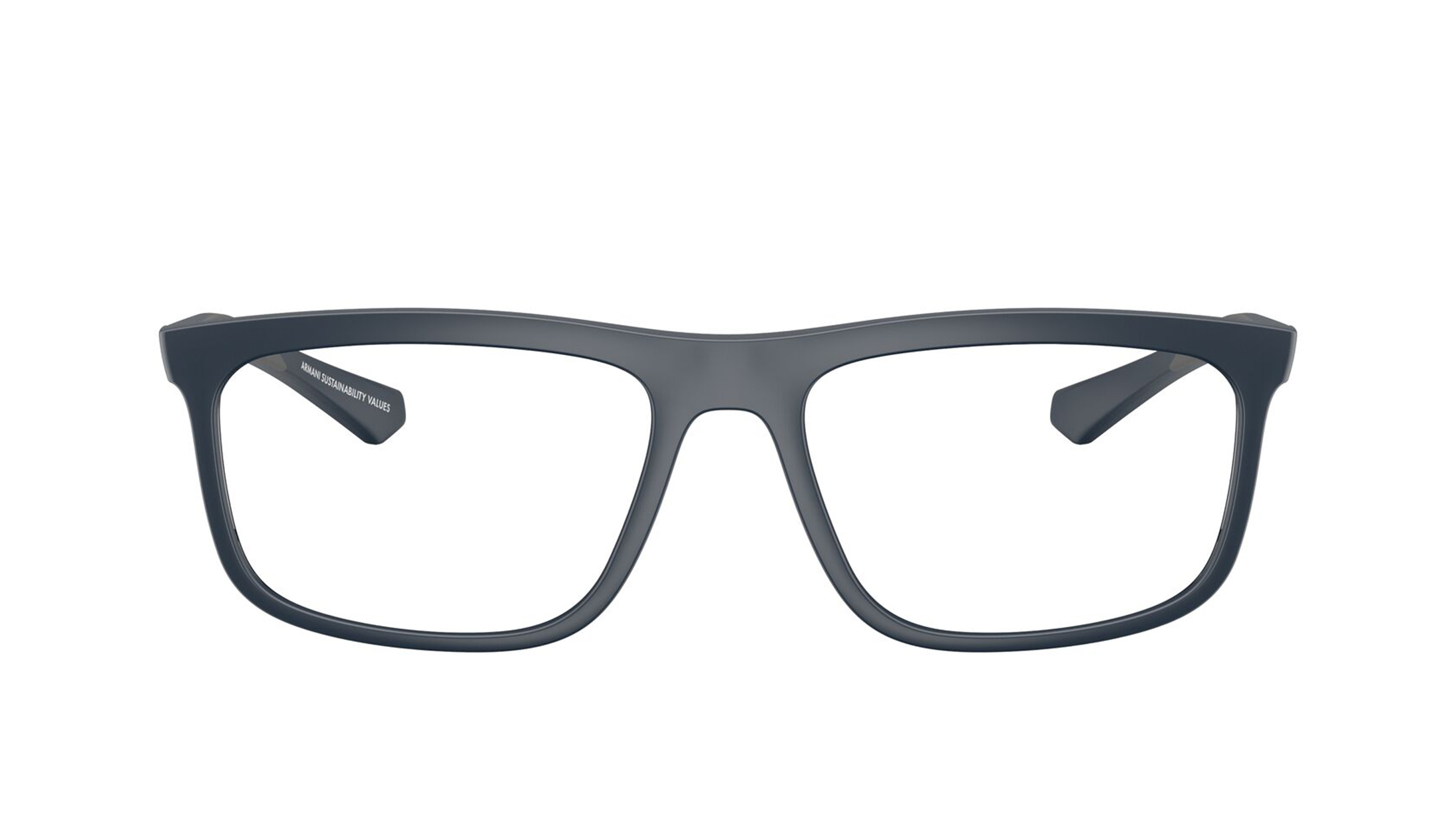 Image 1 of Grey Square Eyeglasses for Men from Emporio Armani Available at Titan Eye+
