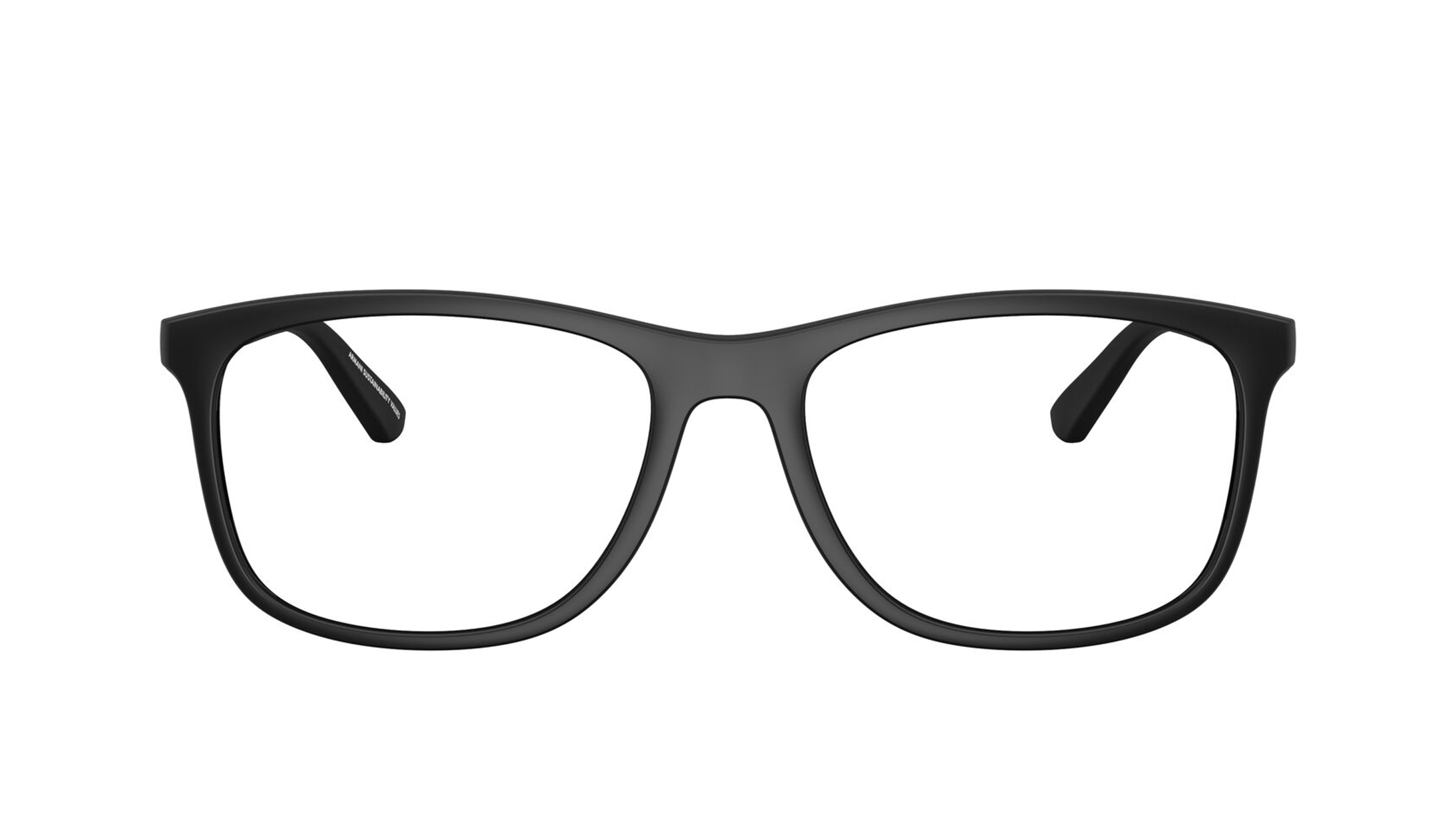Image 1 of White Pillow Eyeglasses for Men from Emporio Armani Available at Titan Eye+