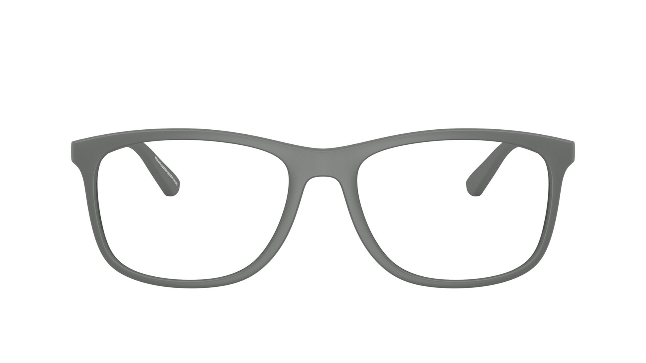 Image 1 of White Pillow Rimmed Eyeglasses for Men from Emporio Armani Available at Titan Eye+