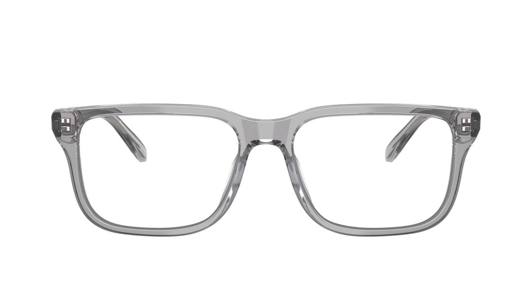 Image 1 of Grey Rectangle Eyeglasses for Men from Emporio Armani Available at Titan Eye+