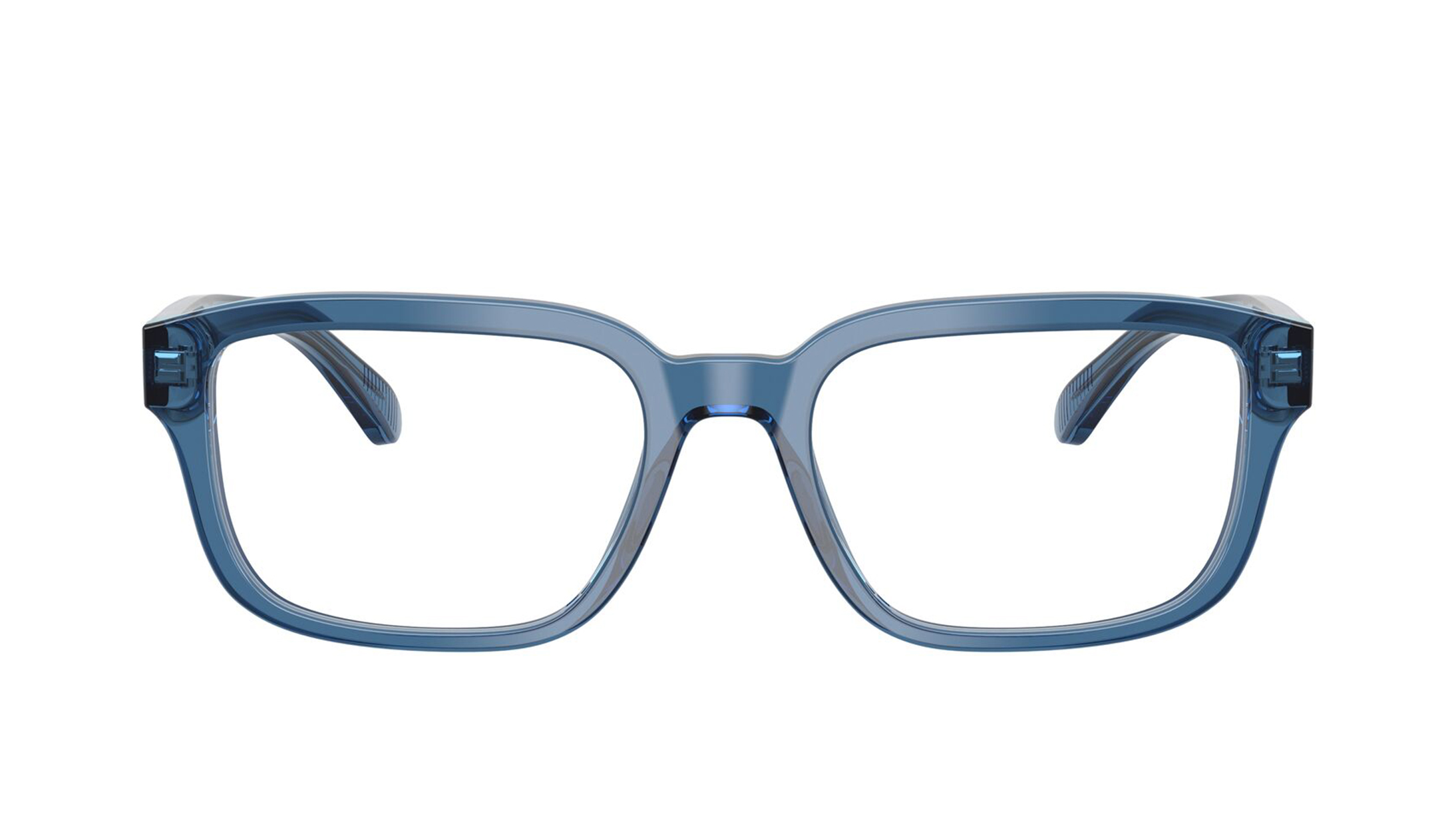 Image 1 of Blue Pillow Eyeglasses for Men from Emporio Armani Available at Titan Eye+