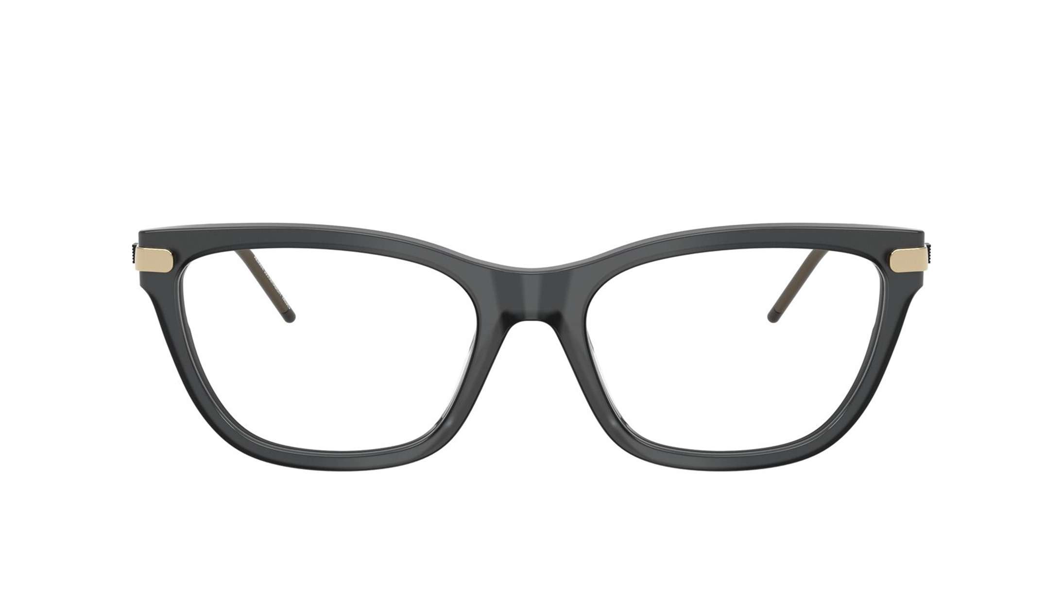 Image 1 of Grey CatEye Eyeglasses for Women from Emporio Armani Available at Titan Eye+
