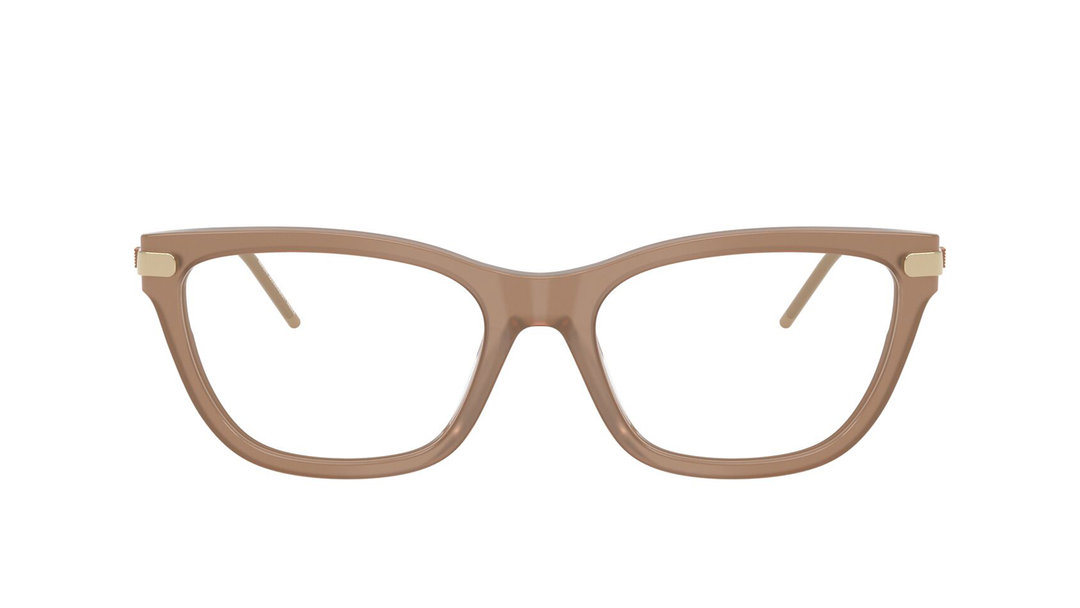 Image 1 of Brown CatEye Eyeglasses for Women from Emporio Armani Available at Titan Eye+