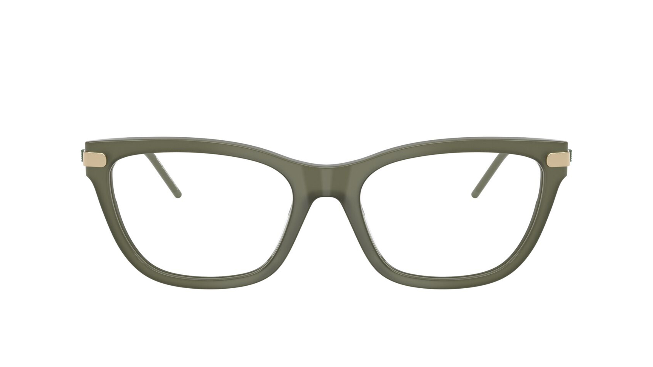 Image 1 of Green CatEye Eyeglasses for Women from Emporio Armani Available at Titan Eye+