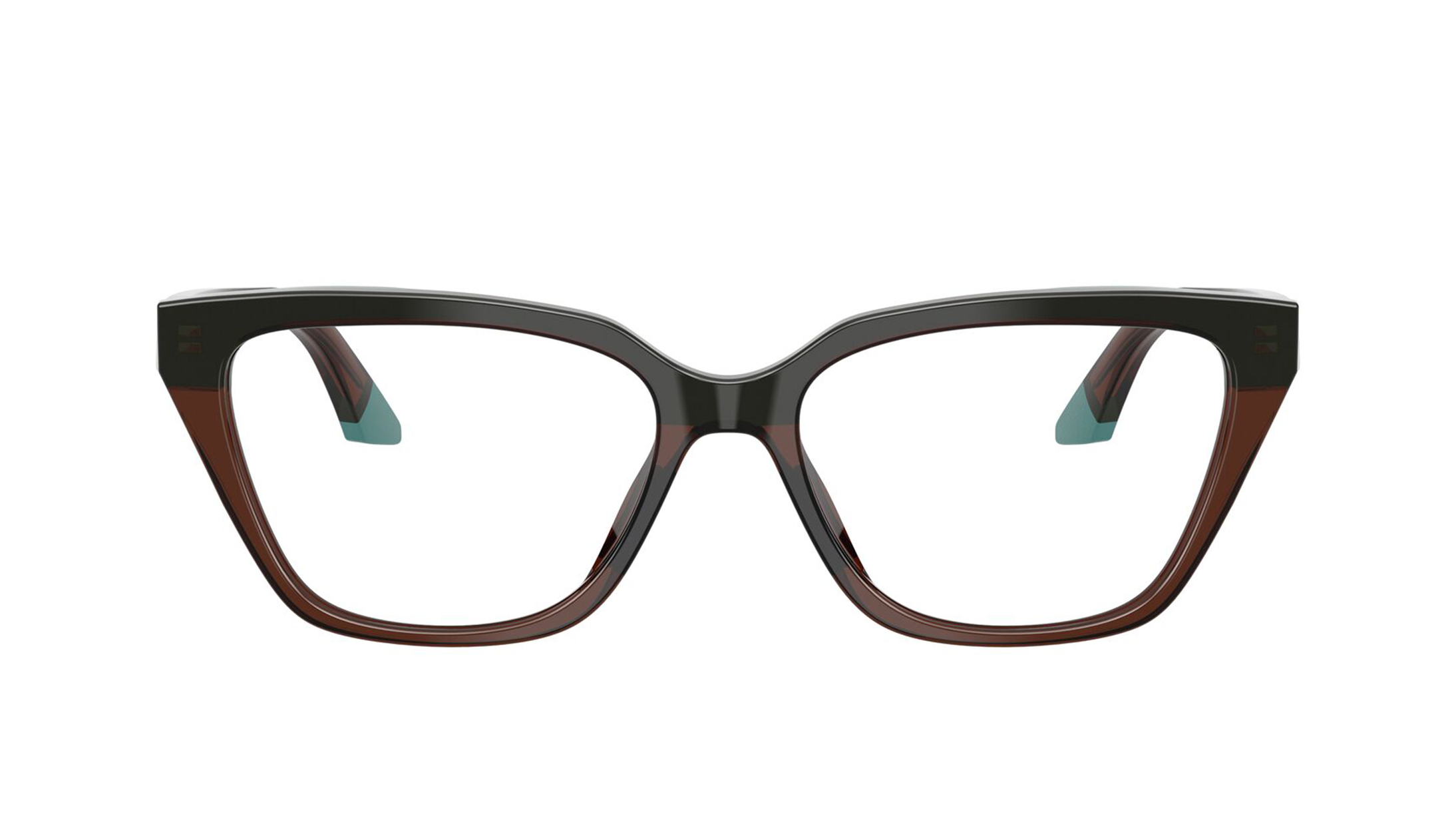 Image 1 of Brown CatEye Eyeglasses for Women from Emporio Armani Available at Titan Eye+