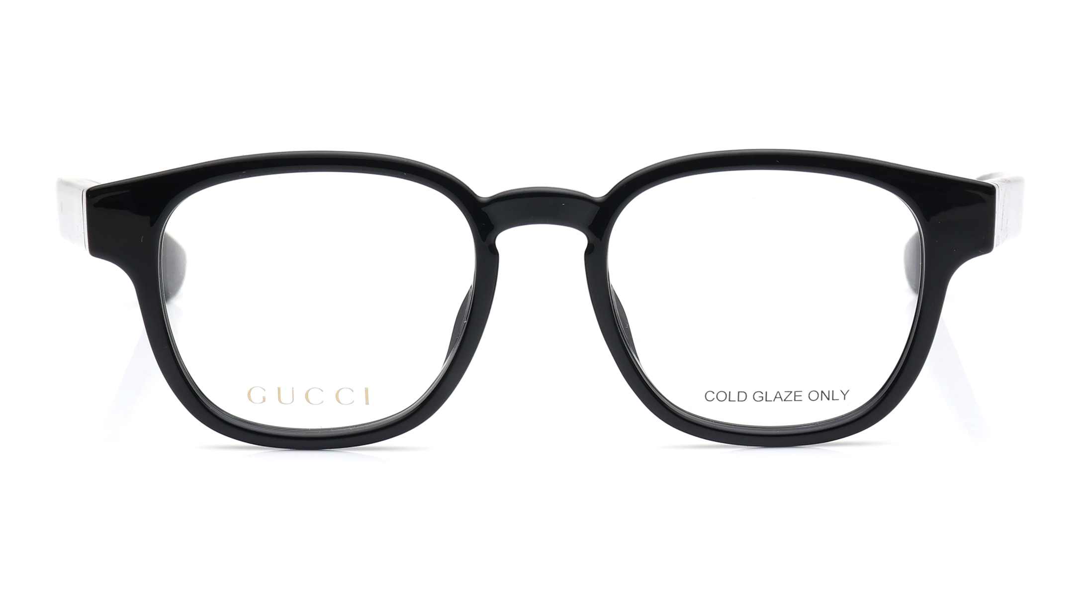 Image 1 of Black Phantos Eyeglasses for Men from Gucci Available at Titan Eye+