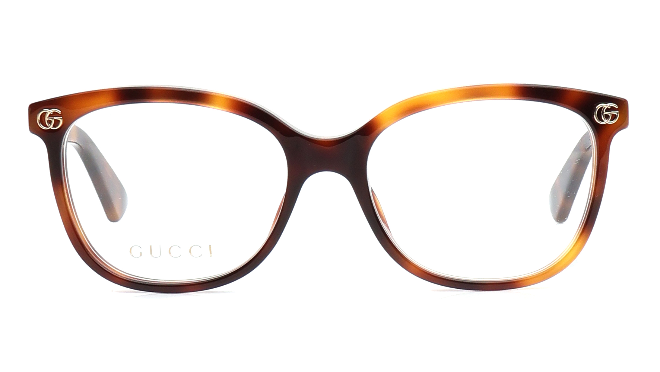 Image 1 of Havana CatEye Eyeglasses for Women from Gucci Available at Titan Eye+
