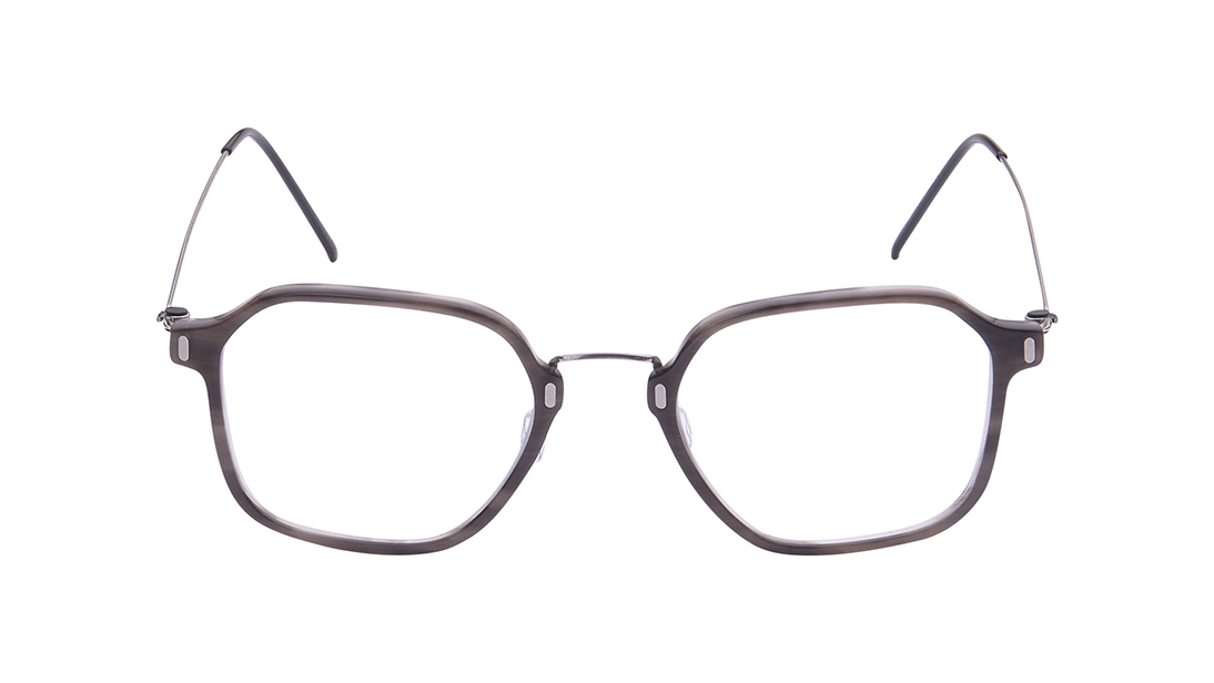 Image 1 of Brown Geometric Eyeglasses for Women from Zefr Available at Titan Eye+