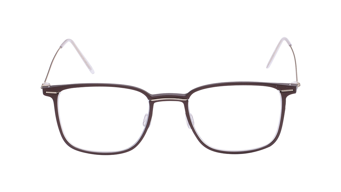 Image 1 of Arles - Brown Rimmed Eyeglasses from Zefr Available at Titan Eye+